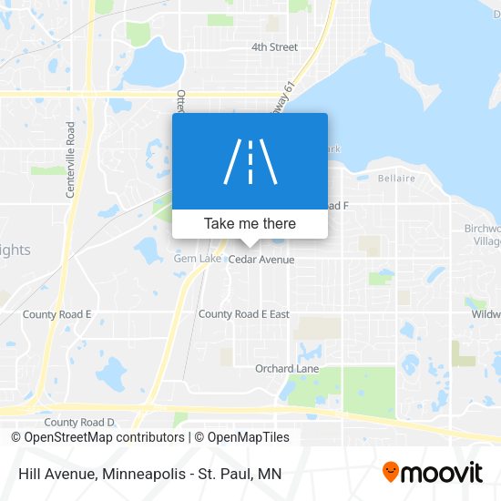 Mapa de Hill Avenue