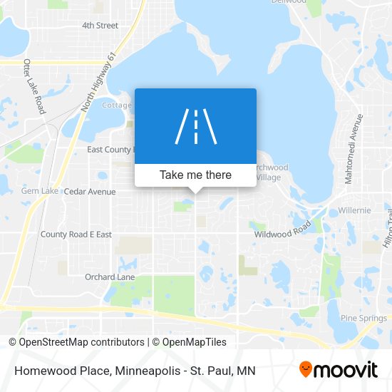 Homewood Place map