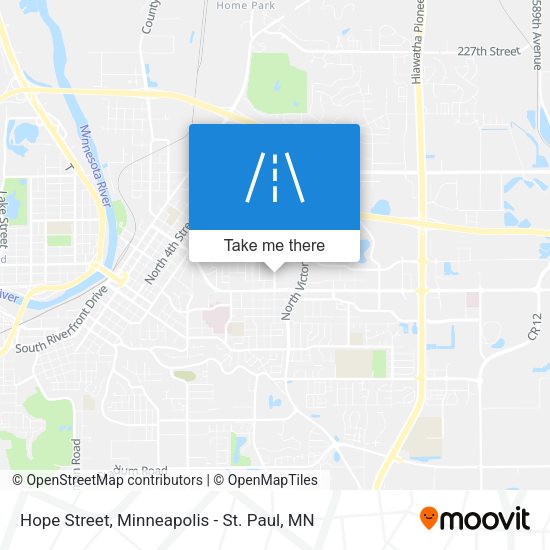Hope Street map
