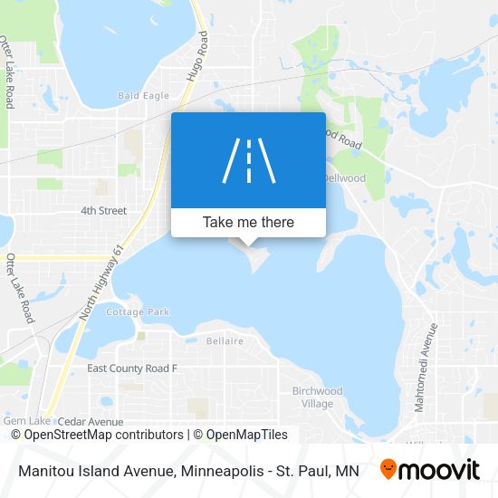 Manitou Island Avenue map
