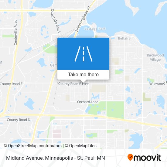 Midland Avenue map