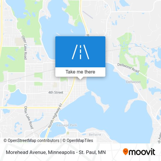 Mapa de Morehead Avenue