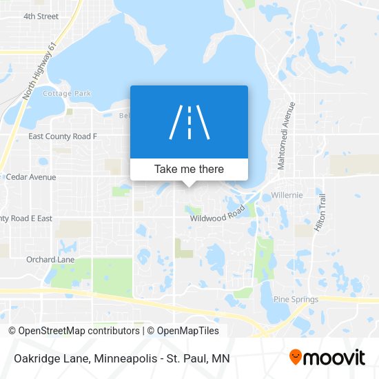 Oakridge Lane map