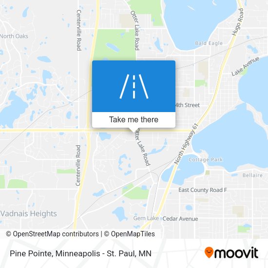 Pine Pointe map