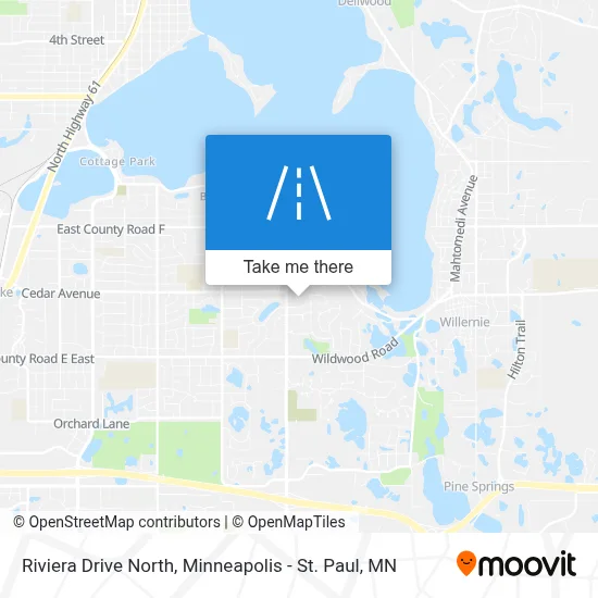 Riviera Drive North map