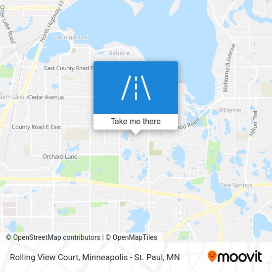 Rolling View Court map