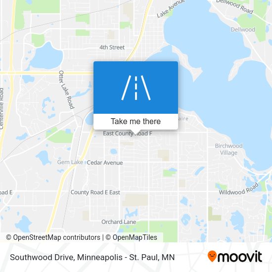 Mapa de Southwood Drive