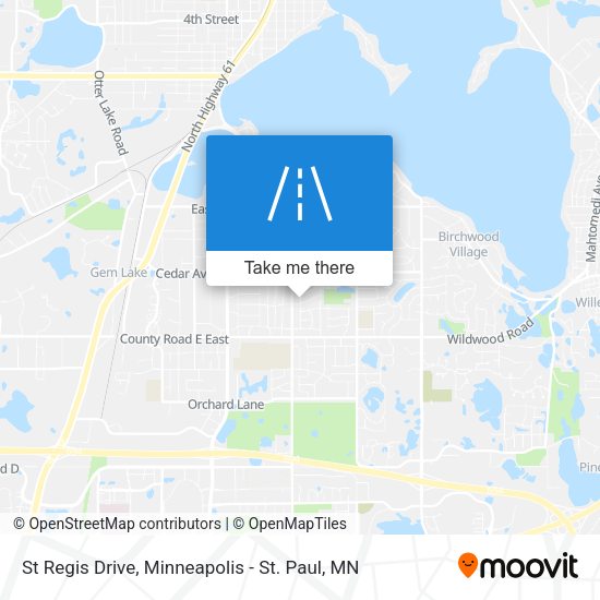 St Regis Drive map