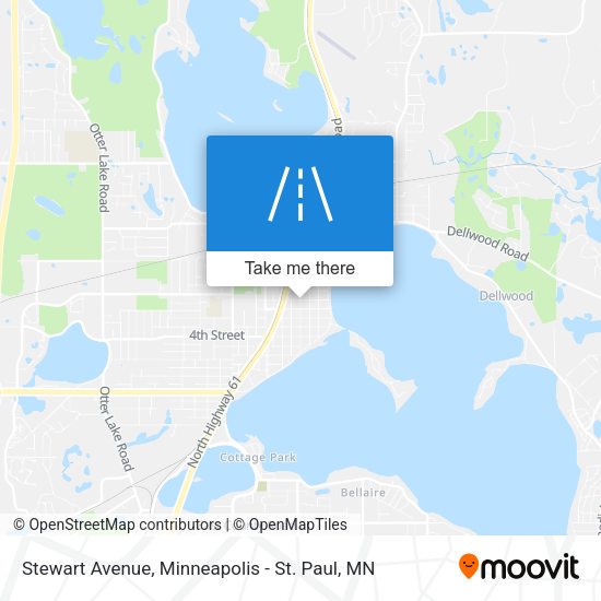 Stewart Avenue map