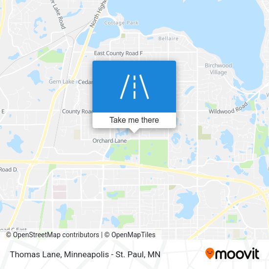 Mapa de Thomas Lane