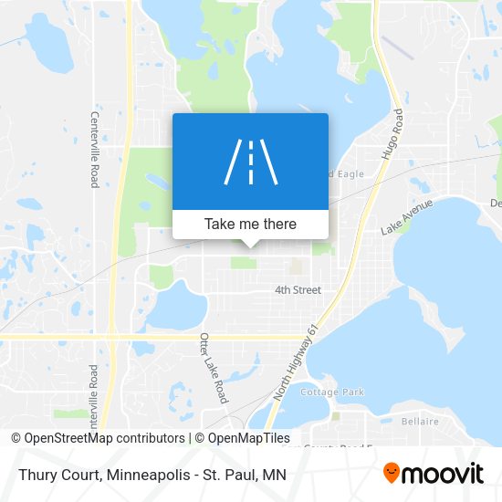Thury Court map