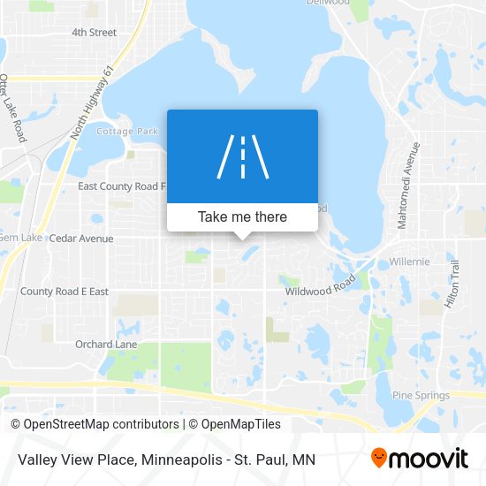 Valley View Place map