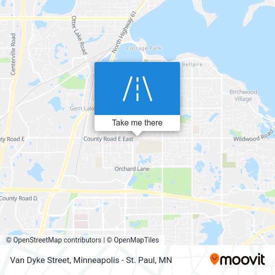 Van Dyke Street map