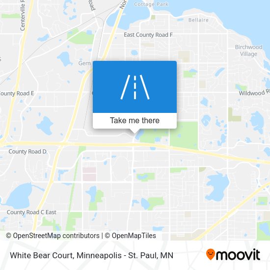 White Bear Court map