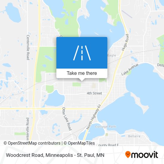 Woodcrest Road map