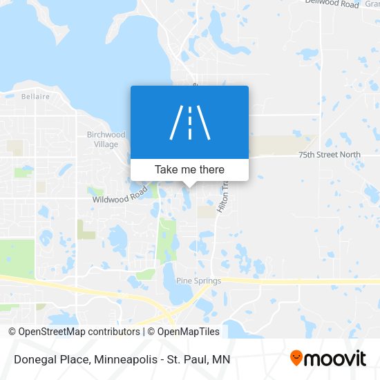 Donegal Place map