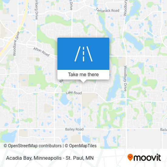 Mapa de Acadia Bay