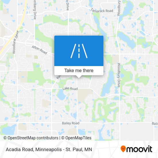 Mapa de Acadia Road