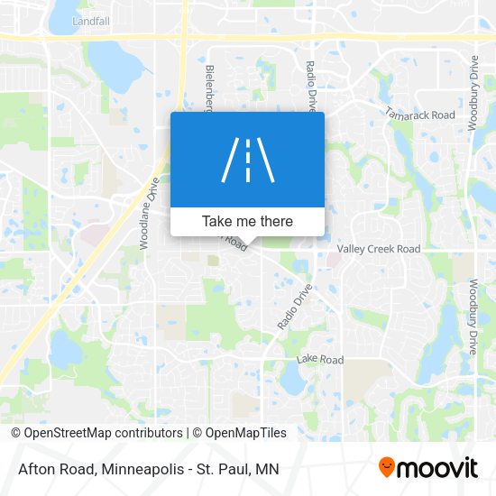 Mapa de Afton Road