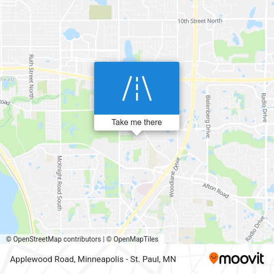 Applewood Road map