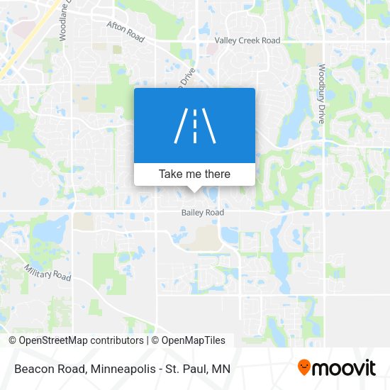 Mapa de Beacon Road