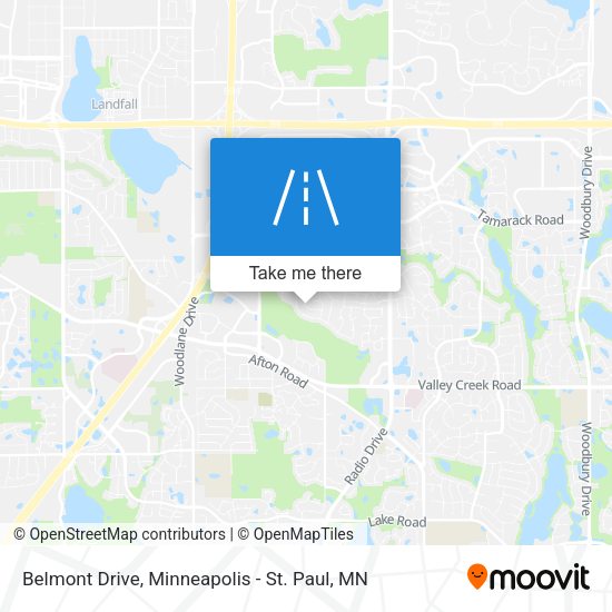 Belmont Drive map