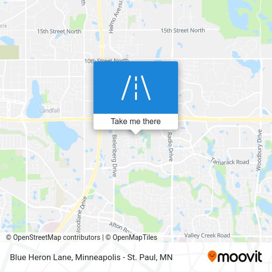 Blue Heron Lane map