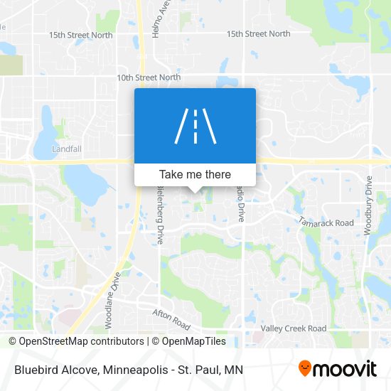 Mapa de Bluebird Alcove
