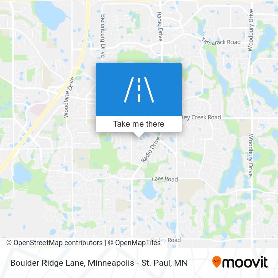 Mapa de Boulder Ridge Lane