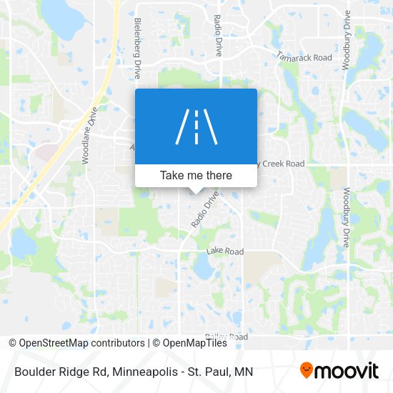 Mapa de Boulder Ridge Rd