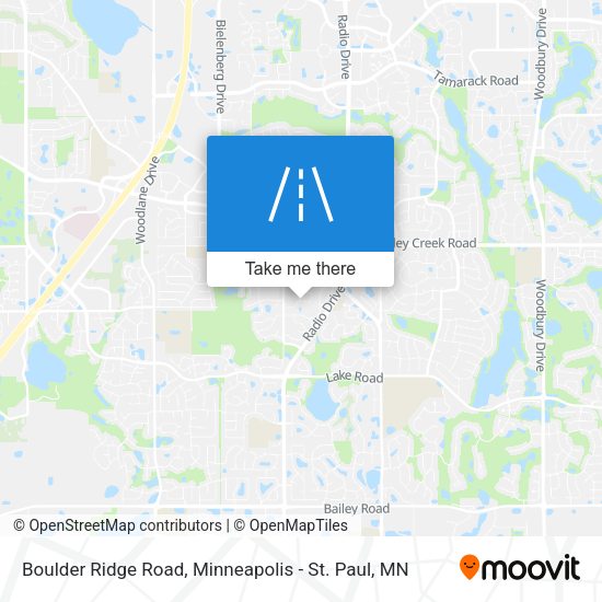 Mapa de Boulder Ridge Road