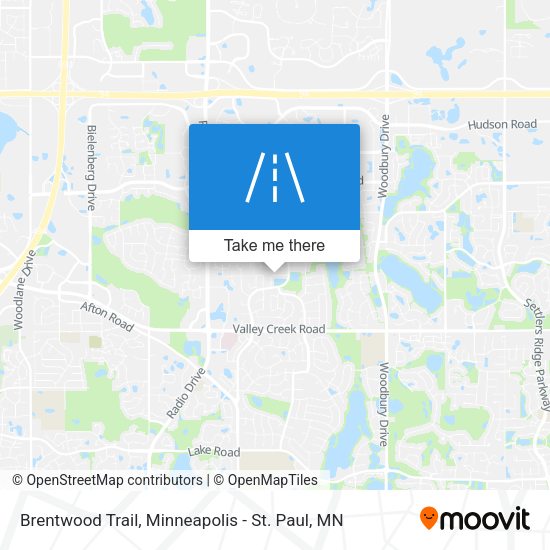 Brentwood Trail map