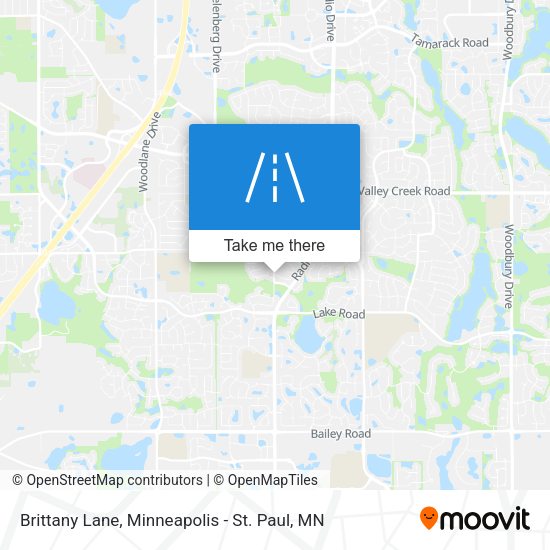 Brittany Lane map