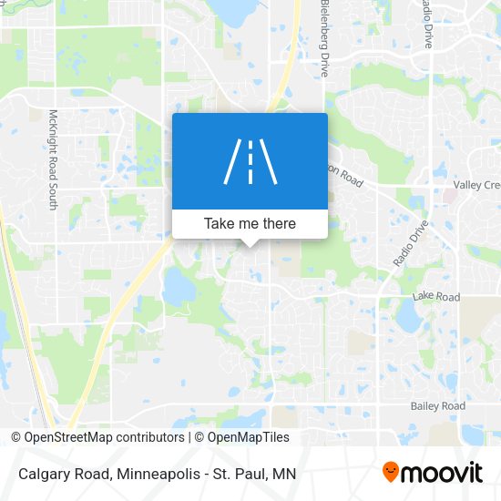 Mapa de Calgary Road