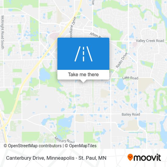 Mapa de Canterbury Drive