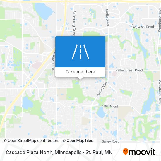 Mapa de Cascade Plaza North