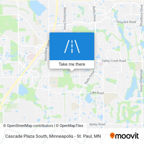 Cascade Plaza South map