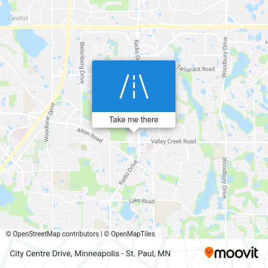 City Centre Drive map