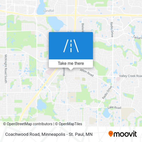 Coachwood Road map