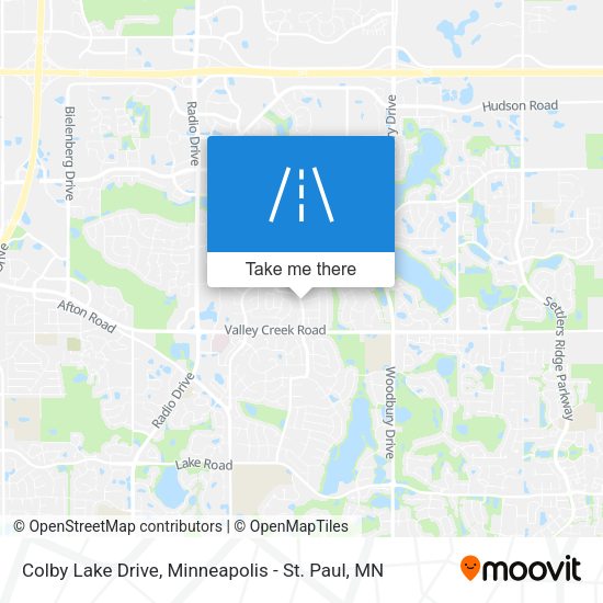 Colby Lake Drive map