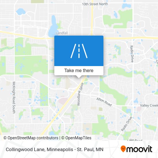 Mapa de Collingwood Lane