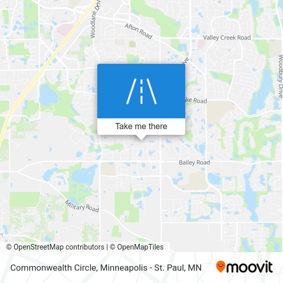 Mapa de Commonwealth Circle