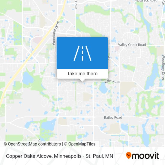 Mapa de Copper Oaks Alcove
