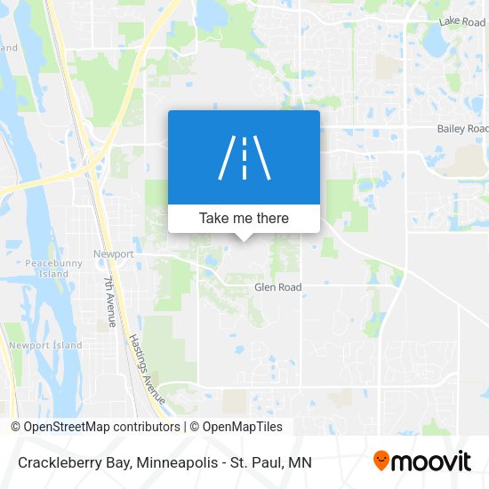 Mapa de Crackleberry Bay