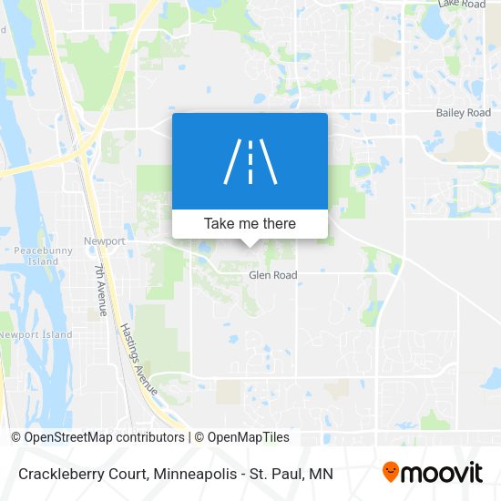 Crackleberry Court map