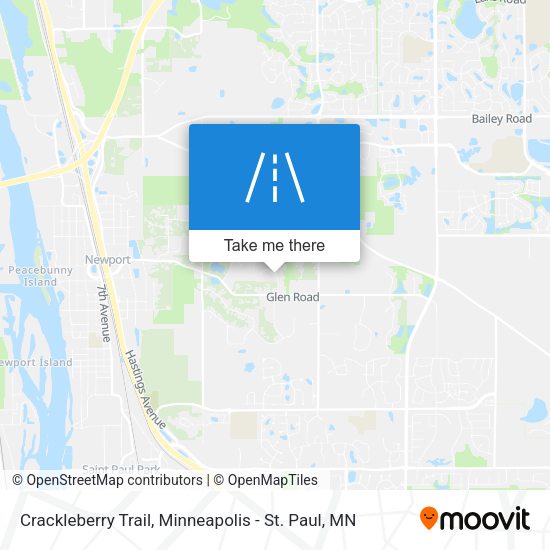 Mapa de Crackleberry Trail