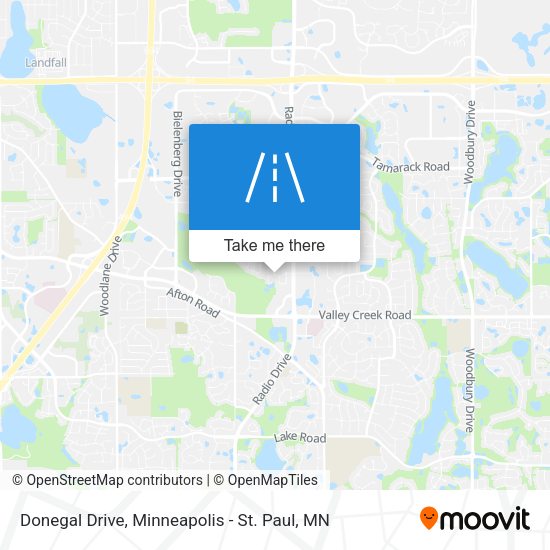 Donegal Drive map