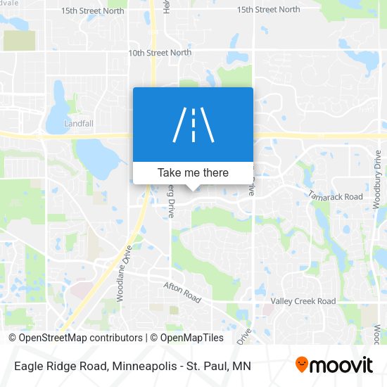 Eagle Ridge Road map