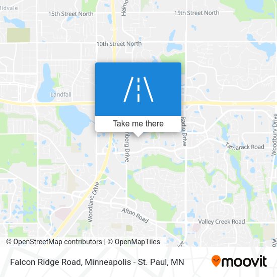 Falcon Ridge Road map