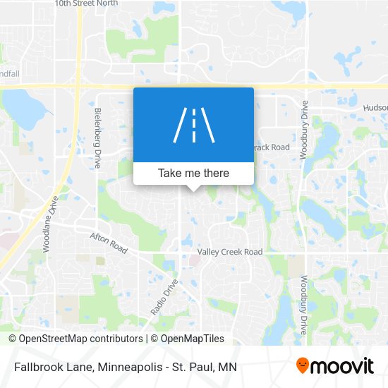 Fallbrook Lane map